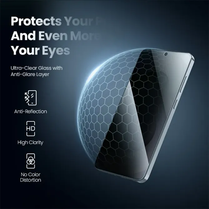 Verre Trempé Samsung Galaxy S26+ Anti-Espion AGC Glass