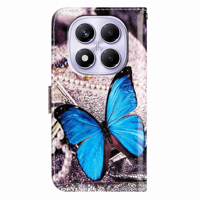 Housse Papillon Bleu pour Xiaomi Redmi Note 15 / Poco M8 5G