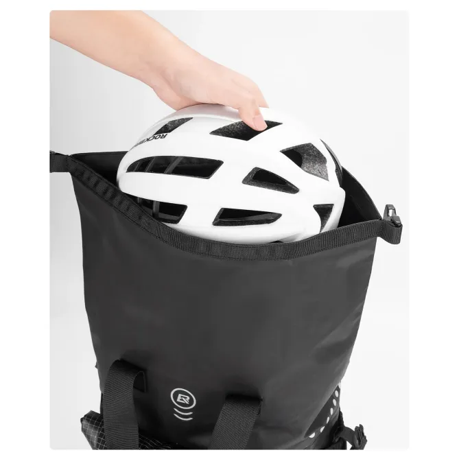 Sacoche de Guidon Vélo Pliant 18L Étanche Nylon