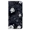 Housse Xiaomi Poco M8 5G / Redmi Note 15 Esquisse Florale Noire