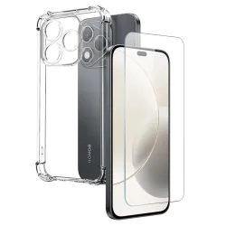 Pack Honor 400 Lite - Coque Transparente avec Verre Trempé