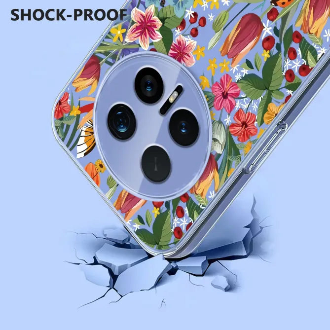 Coque Honor Magic 8 Pro prairie fleurie