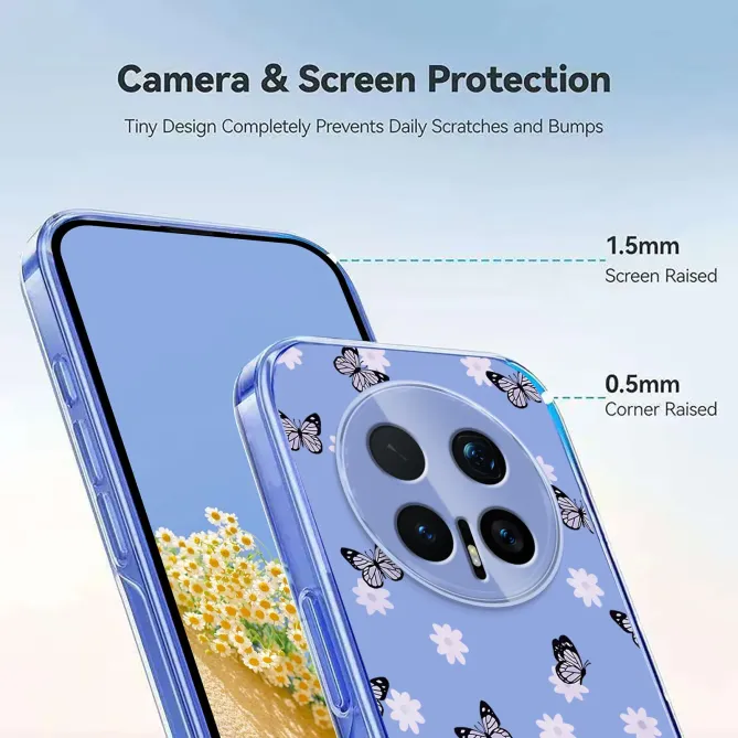 Coque Honor Magic 8 Pro papillons pastel