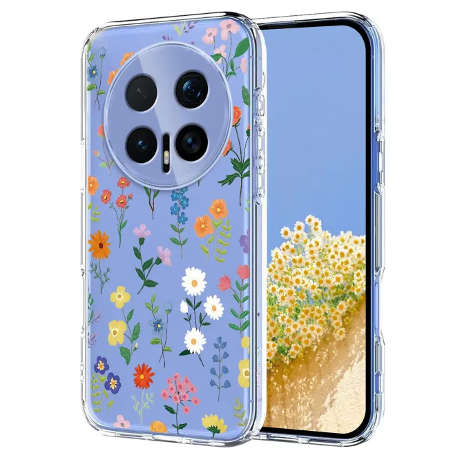 Coque Honor Magic 8 Pro fleurs colorées multicolores