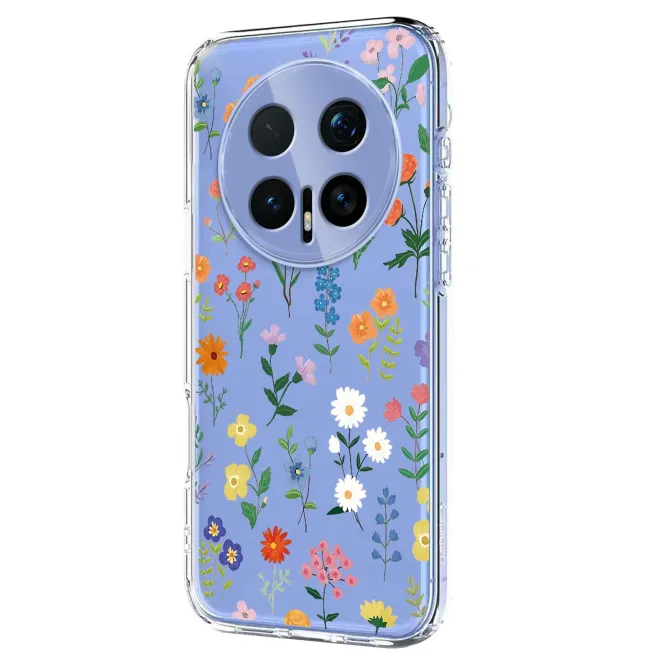 Coque Honor Magic 8 Pro fleurs colorées multicolores
