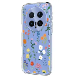 Coque Honor Magic 8 Pro fleurs colorées multicolores