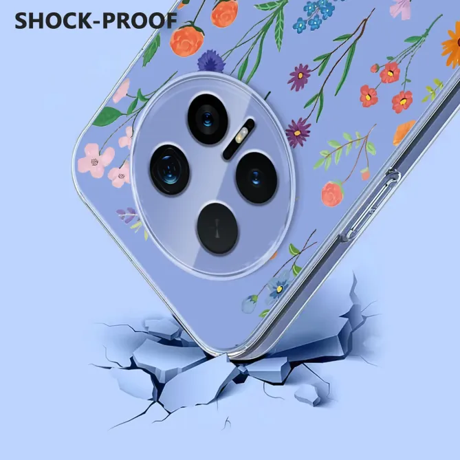 Coque Honor Magic 8 Pro fleurs colorées multicolores