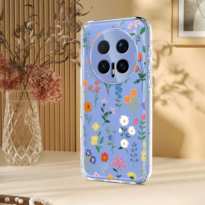 Coque Honor Magic 8 Pro fleurs colorées multicolores