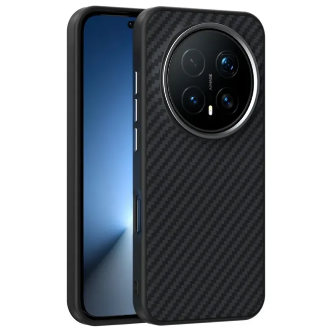 Coque Honor Magic 8 Pro Magnétique Texture Fibre de Carbone