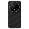 Coque Honor Magic 8 Pro Magnétique Texture Fibre de Carbone