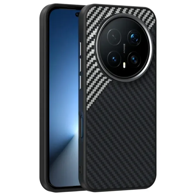 Coque Honor Magic 8 Pro Magnétique Texture Fibre de Carbone