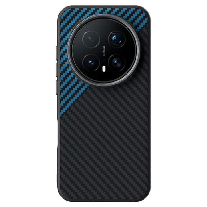 Coque Honor Magic 8 Pro Magnétique Texture Fibre de Carbone