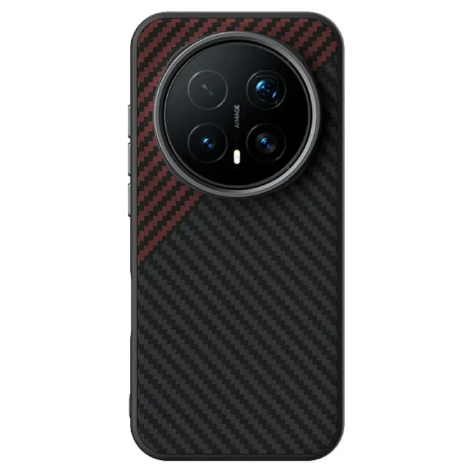 Coque Honor Magic 8 Pro Magnétique Texture Fibre de Carbone