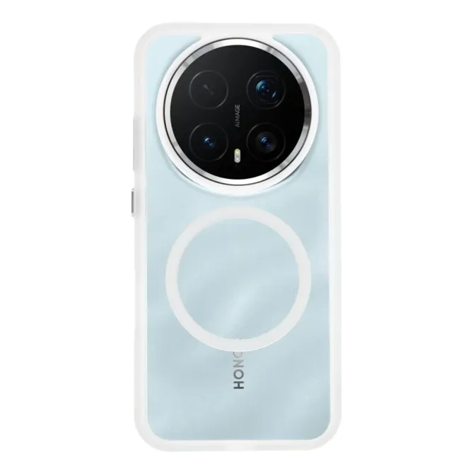 Coque Honor Magic 8 Pro Bi-matière Transparente Magnétique