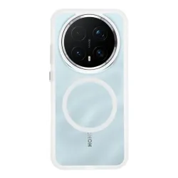 Coque Honor Magic 8 Pro Bi-matière Transparente Magnétique