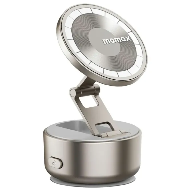 Support Magnétique Électrique - Rotation 360° Ventouse Auto