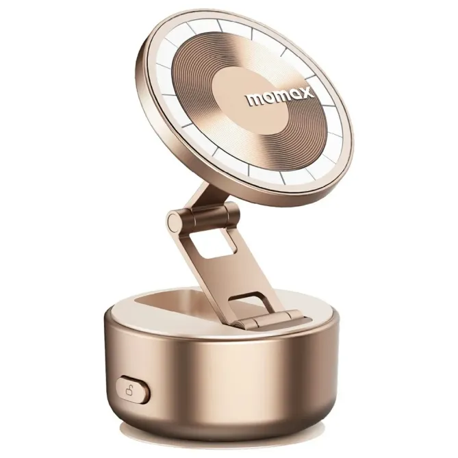 Support Magnétique Électrique - Rotation 360° Ventouse Auto