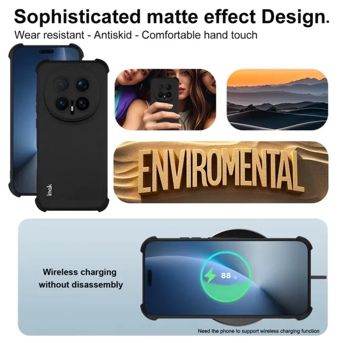 Coque Honor Magic 8 Pro class protect - Noir mat