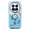 Coque Honor Magic 8 Pro Fleur Strass Dégradé avec Anneau
