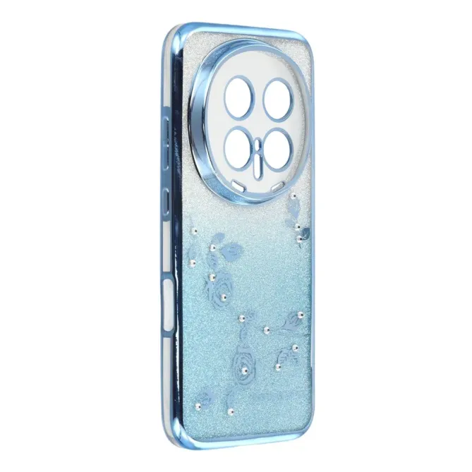 Coque Honor Magic 8 Pro Fleur Strass Dégradé