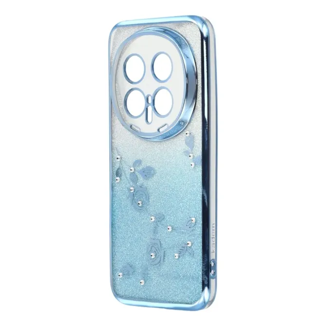 Coque Honor Magic 8 Pro Fleur Strass Dégradé