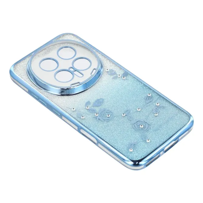 Coque Honor Magic 8 Pro Fleur Strass Dégradé