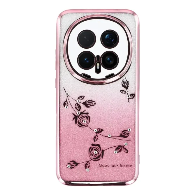 Coque Honor Magic 8 Pro Fleur Strass Dégradé