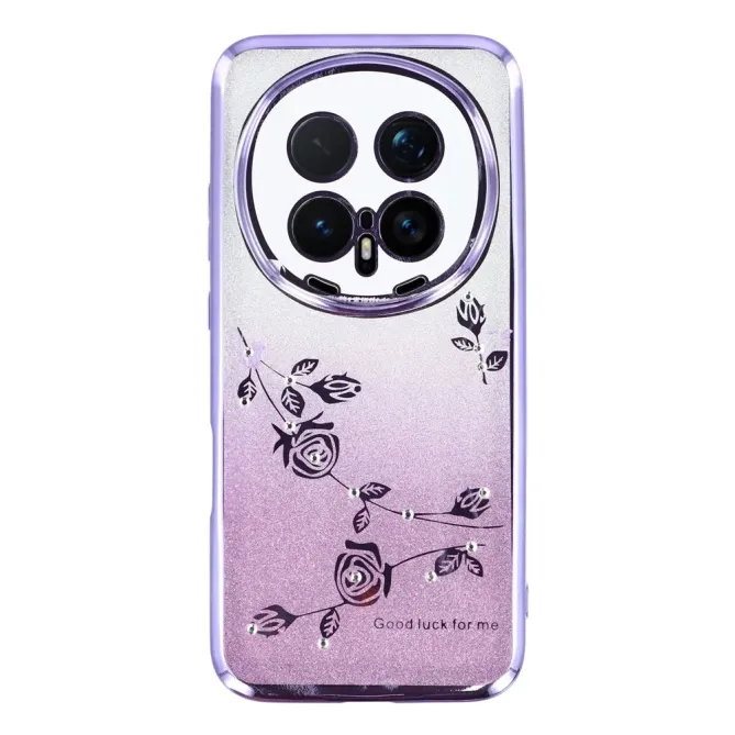 Coque Honor Magic 8 Pro Fleur Strass Dégradé