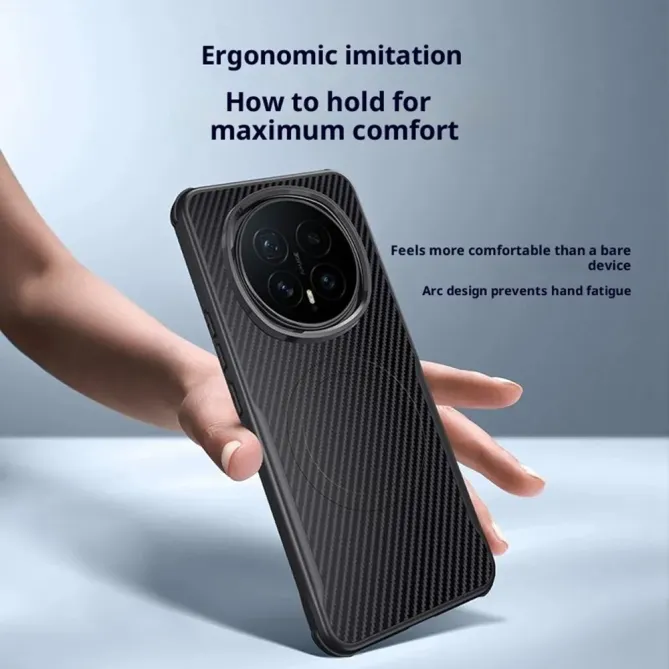 Coque Honor Magic 8 Pro Finition Carbone Coins Renforcés
