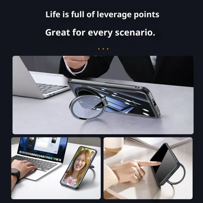 Coque Honor Magic 8 Pro Transparente Support Lentille Verre