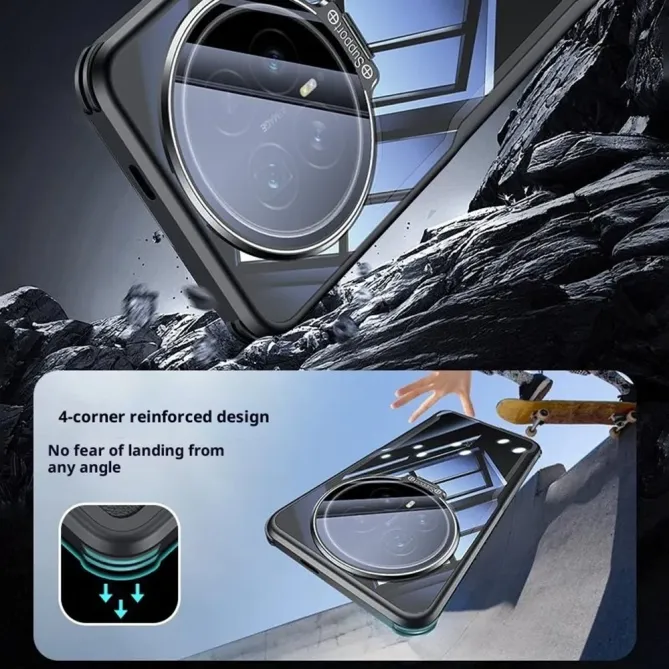 Coque Honor Magic 8 Pro Transparente Support Lentille Verre