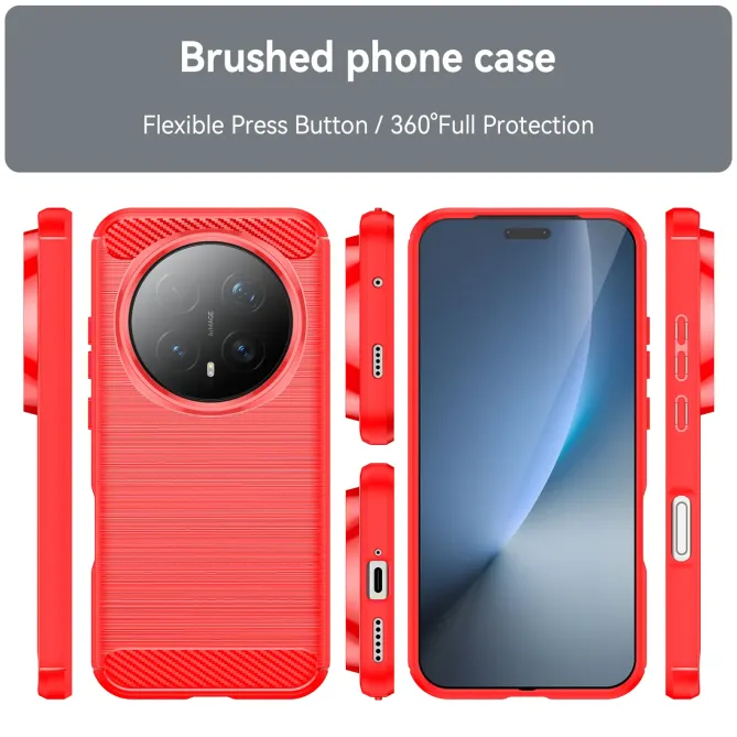 Coque Honor Magic 8 Pro flexible effet brossé avec verre trempé