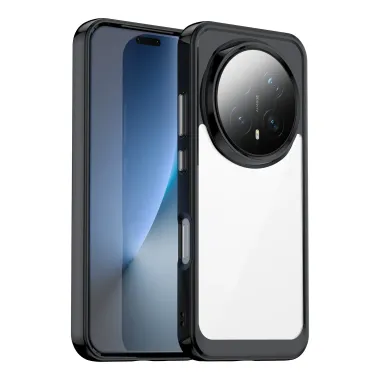 Coque Honor Magic 8 Pro Transparente Contour Couleuré avec Verre Tremp