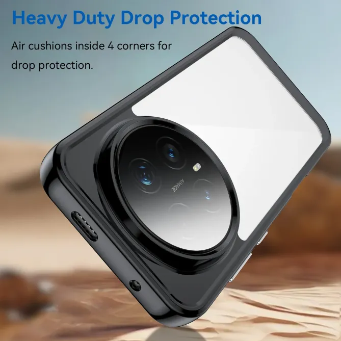 Coque Honor Magic 8 Pro Transparente Contour Couleuré avec Verre Tremp