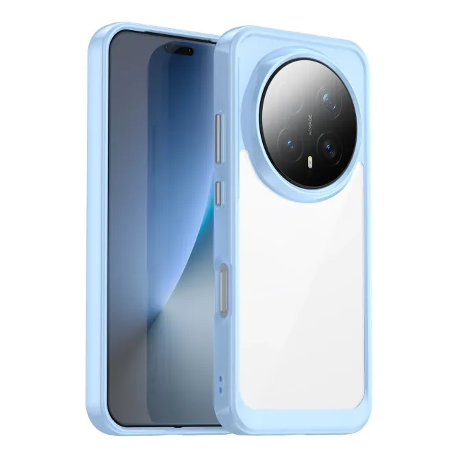 Coque Honor Magic 8 Pro Transparente Contour Couleuré avec Verre Tremp