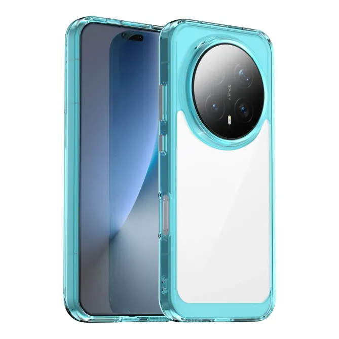 Coque Honor Magic 8 Pro Transparente Contour Couleuré avec Verre Tremp