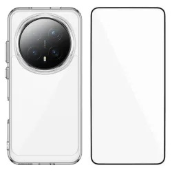 Coque transparente Honor Magic 8 Pro avec écran en verre trempé