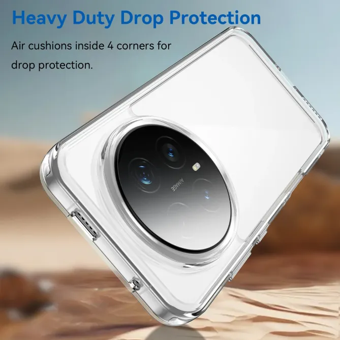 Coque transparente Honor Magic 8 Pro avec écran en verre trempé