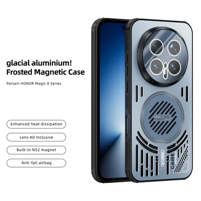 Coque Honor Magic 8 Pro magnétique aluminium