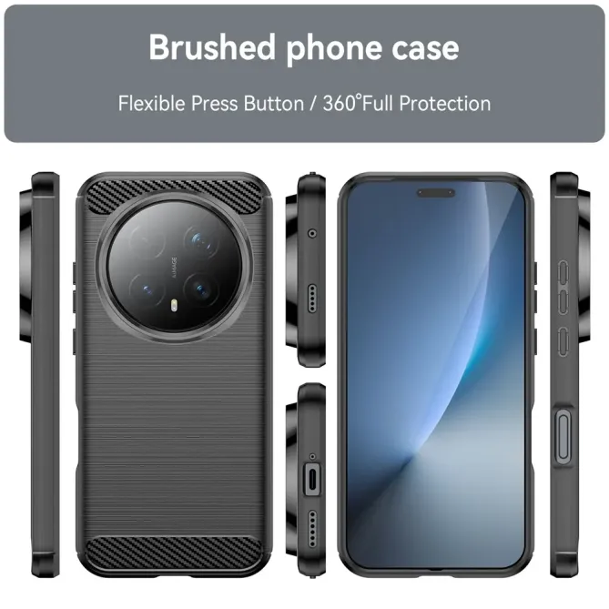 Coque Honor Magic 8 Pro flexible effet brossé