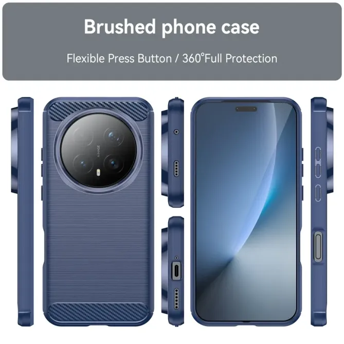 Coque Honor Magic 8 Pro flexible effet brossé