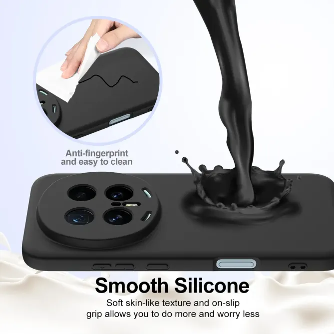 Coque Honor Magic 8 Pro Silicone Liquide Magnétique, Lanière
