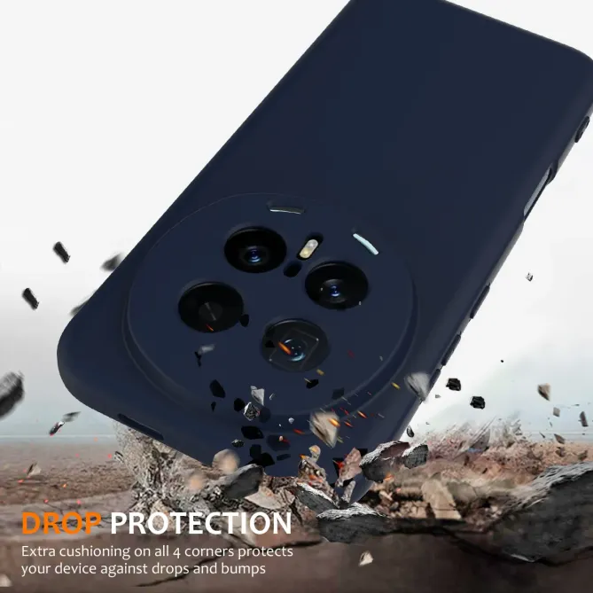Coque Honor Magic 8 Pro Silicone Liquide Magnétique, Lanière