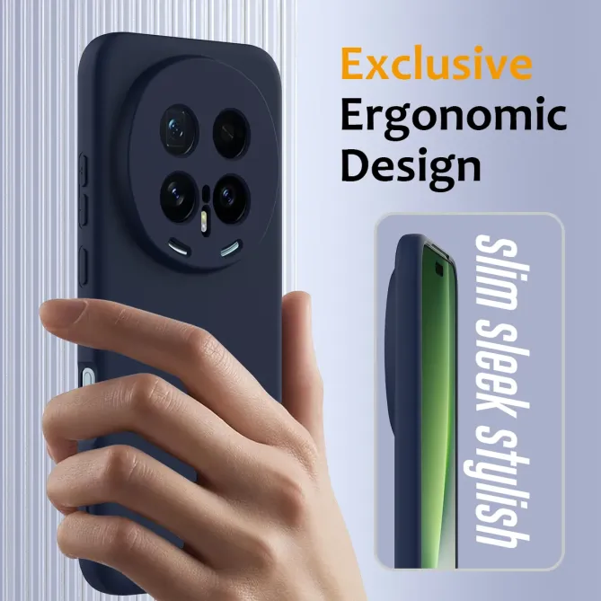 Coque Honor Magic 8 Pro Silicone Liquide Magnétique, Lanière