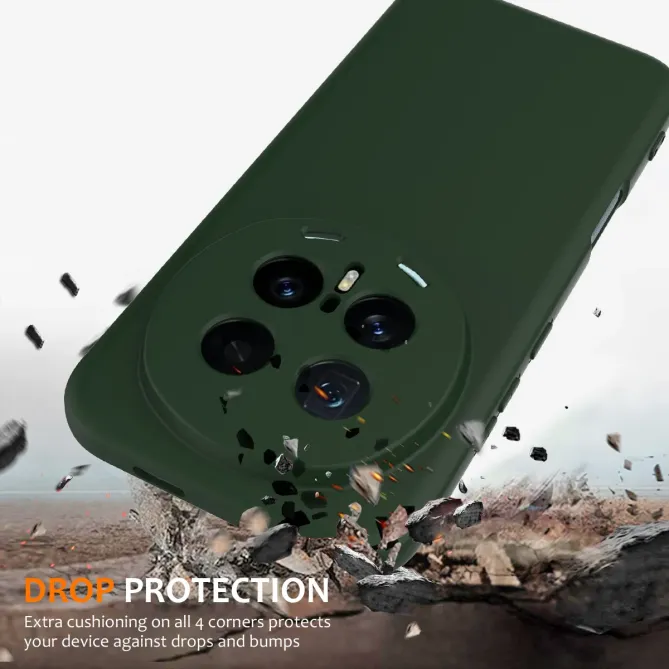 Coque Honor Magic 8 Pro Silicone Liquide Magnétique, Lanière