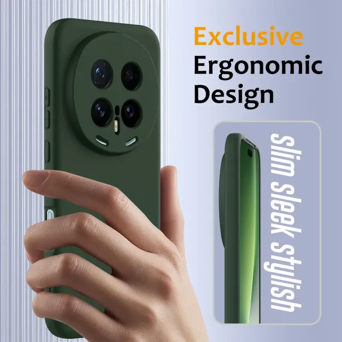 Coque Honor Magic 8 Pro Silicone Liquide Magnétique, Lanière