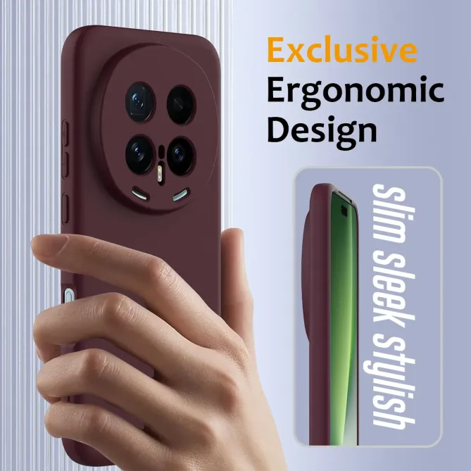 Coque Honor Magic 8 Pro Silicone Liquide Magnétique, Lanière