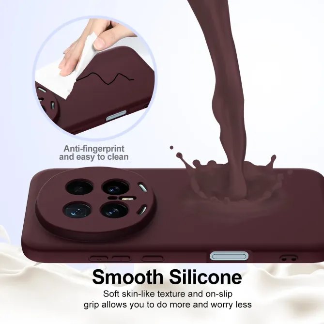 Coque Honor Magic 8 Pro Silicone Liquide Magnétique, Lanière