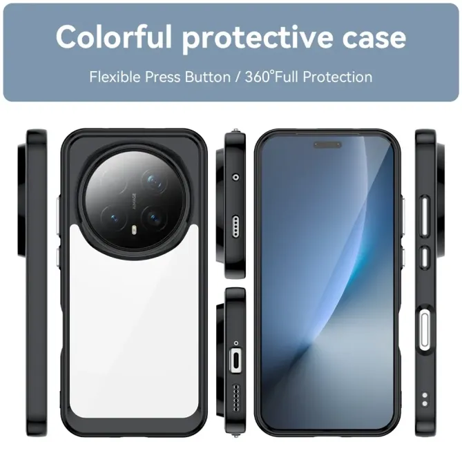 Coque Honor Magic 8 Pro Transparente Contour Couleuré