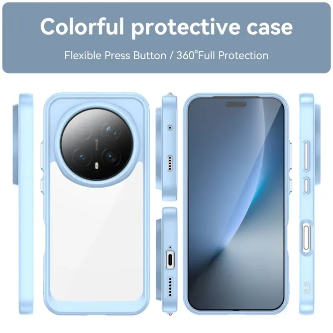 Coque Honor Magic 8 Pro Transparente Contour Couleuré